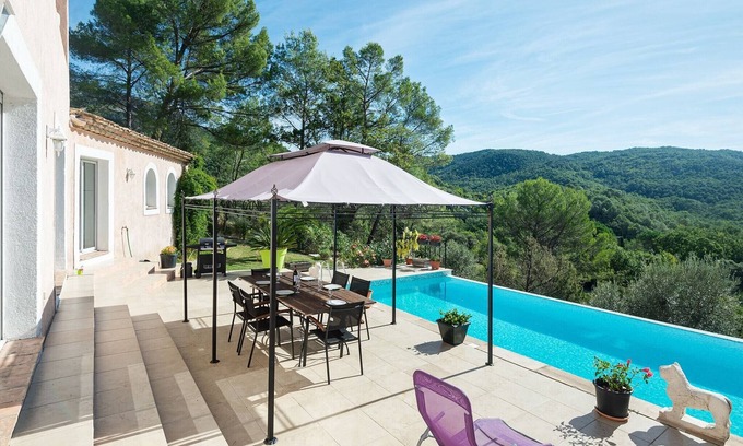 Bargemon Villa | Amplio chalet con piscina privada
