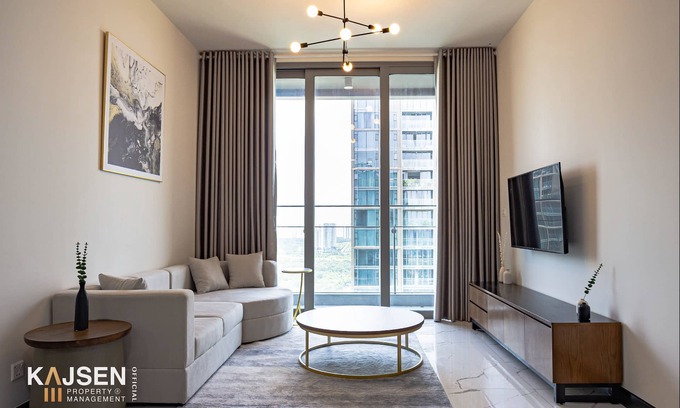 Thu Thiem Apartamento | Spacious 2 Master ⭐️ 5 Min to City Center ⭐️ High Floor with Stunning View.