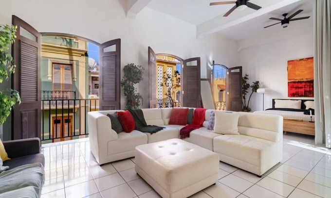 Old San Juan Apartamento | Spanish Penthouse Historic Mansion Private Patio
