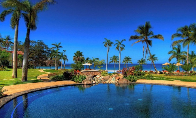Playa Flamingo Villa | Espectacular villa de 5 estrellas frente al mar en residencias Prestigious Palms