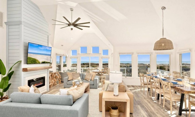 Salvo Casa | Special Sale! NEW Luxury Oceanfront 6BR, Heated Pool, Hot Tub, Game Room