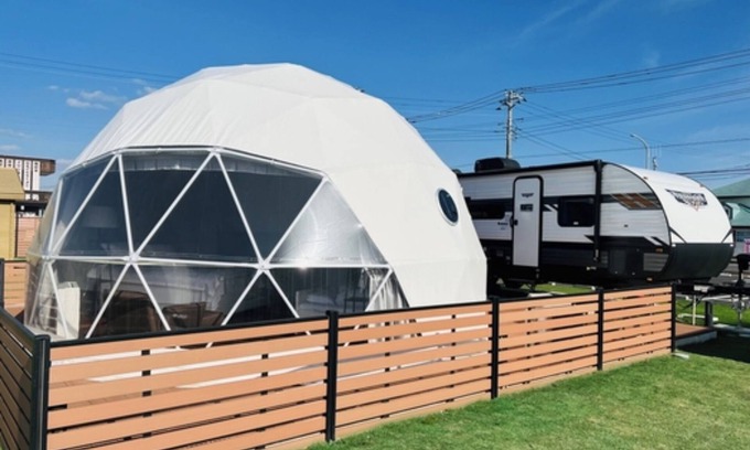Kujukuri Cabina | Special trailer dome tent with exclusive BBQ ar / Sambu-gun Chiba