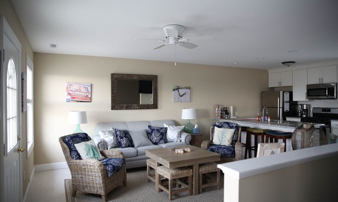 North Wildwood Condominio | Espectacular frente al mar de 2 pisos, 3 Br North Wildwood Condo