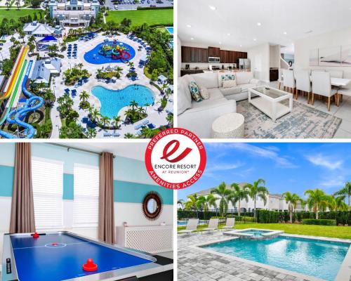 West Kissimmee Casa | Spectacular Home Near Disney With Private Pool And Waterpark & Resort Access At Encore Resorts Reunion - 465Sf