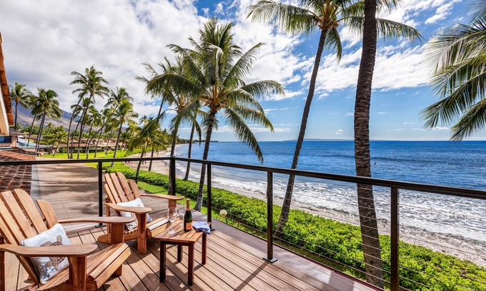 Historic Lahaina Front Street Casa | Elegante casa ejecutiva y lujo directo frente al mar # 19-1