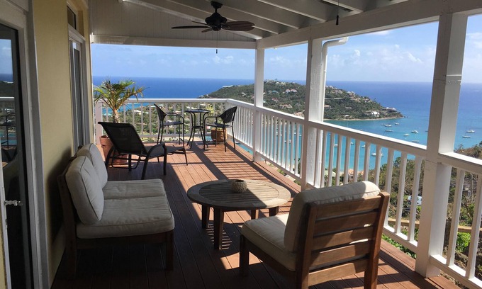 Estate Bethany Villa | ESPECTACULAR VISTA AL MAR VILLA BLISS EN LA CUBIERTA SUPERIOR