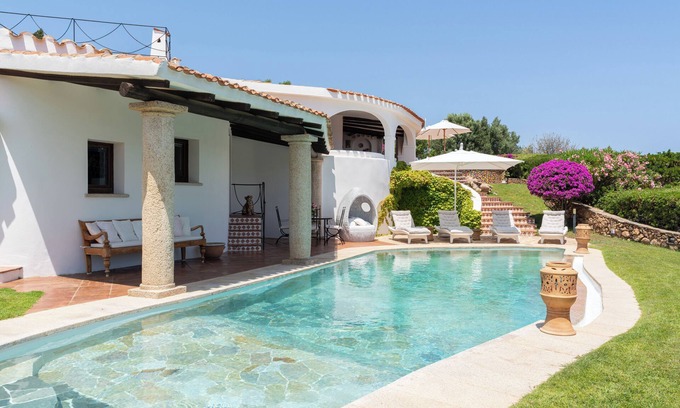 Porto Cervo Villa | Espectacular villa panorámica en el centro de Porto Cervo