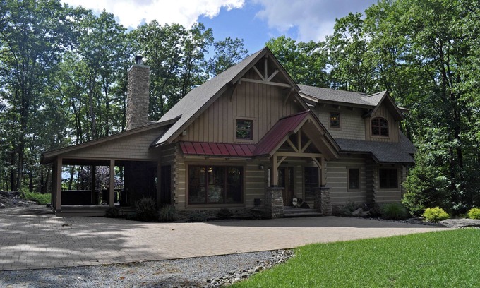 Greentown Casa | Espectacular Timber Frame Lodge