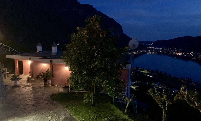 Rovio Apartamento | Spectacular view on the Lake Lugano -Three-Rooms Apartment