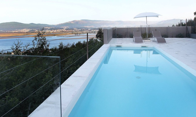 Seixas Villa | Espectacular vista del río, mar y España. Impresionante puesta de sol!