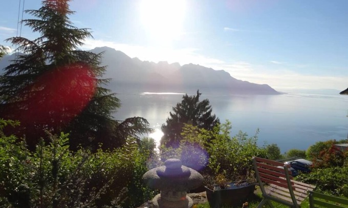 Montreux Apartamento | Vista espectacular! Muy bonito apartamento con vista al lago y las montañas!