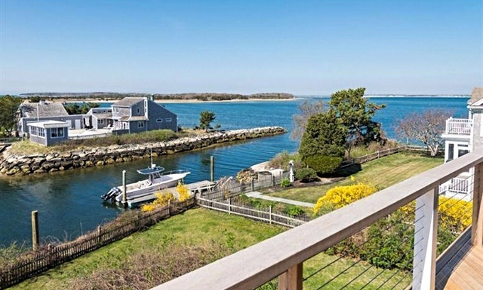 West Yarmouth Casa | Frente al espectacular casa con muelle privado y la sal Playas