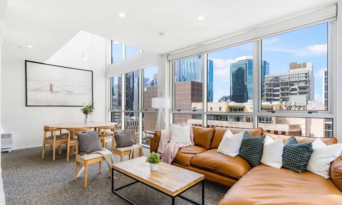 Melbourne Central Business District Apartamento | Spectacular William St Apartment - Sleeps 12