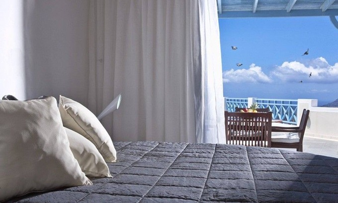 Santorini Villa | Splendid Santorini Villa | Villa Solara | 2 Bedrooms | Private Pool | Breathtaking Sea Views | Furnished Terrace | Fira