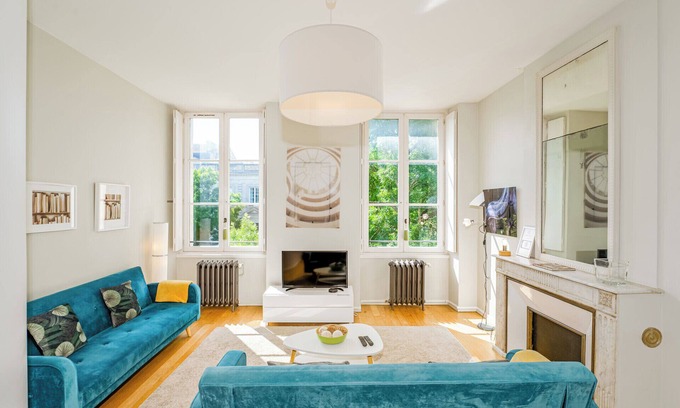 Grand Parc-Paul Doumer Apartamento | Espléndido T3 de lujo, frente al Jardin Public para 4 personas y completame