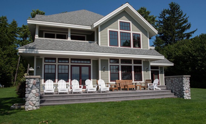 Northport Cabaña | Splendid Cottage Marco de madera - Sandy Beach Grand Traverse Bay