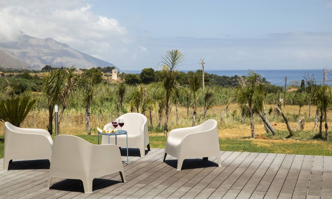 Scopello Apartamento | Splendida Villa Nature- Appartamento Zagara a Scopello - Zingaro Vista sul Mare