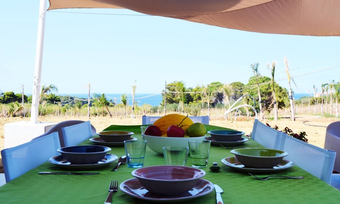Scopello Apartamento | Splendida Villa Nature-appartamento Melograno a Scopello-zingaro Vista sul Mare