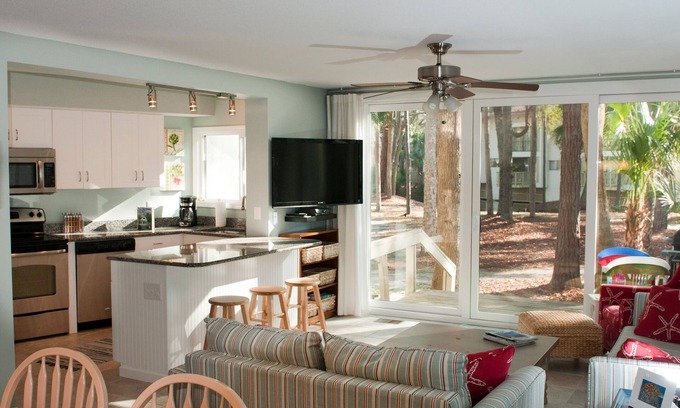 Hilton Head Island Villa | Hermosa villa 3BR 2BR, entrada sin llave, WiFi