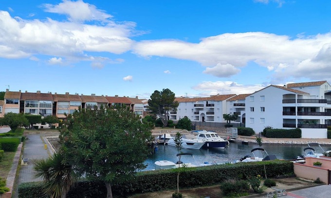Saint-Cyprien Plage Apartamento | St Cyprien la marina T2 con aire acondicionado