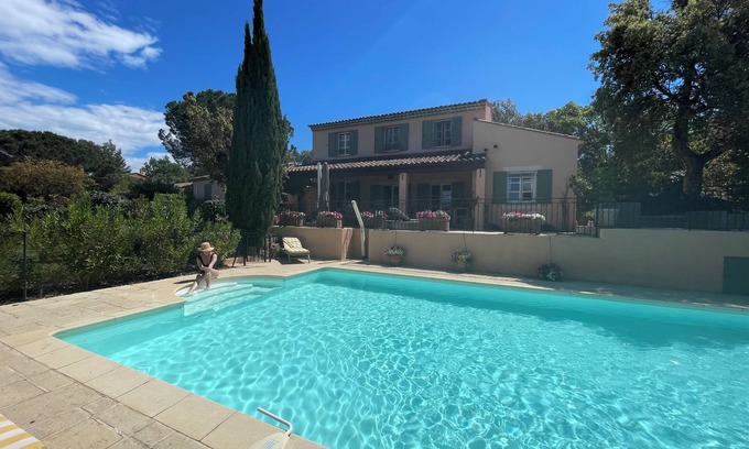 La Motte Villa | ST ENDREOL GOLF LA MOTTE Private nice villa with air co pool heated 20 mn beach