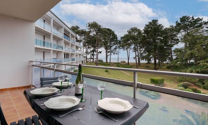 Saint-Philibert Apartamento | St-Philibert: Apto 2 hab, 53m², terraza, parking, 4 pers