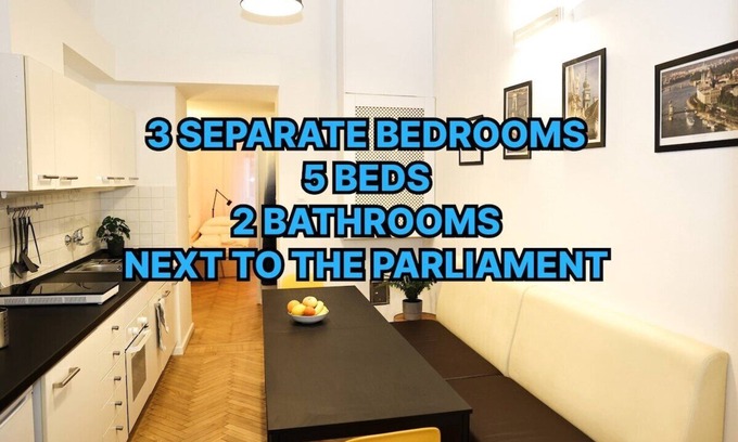 Belvaros - Lipotvaros Apartamento | St. Stephan apt. 3 BDR, 2 BATH, 5 beds, 6 people