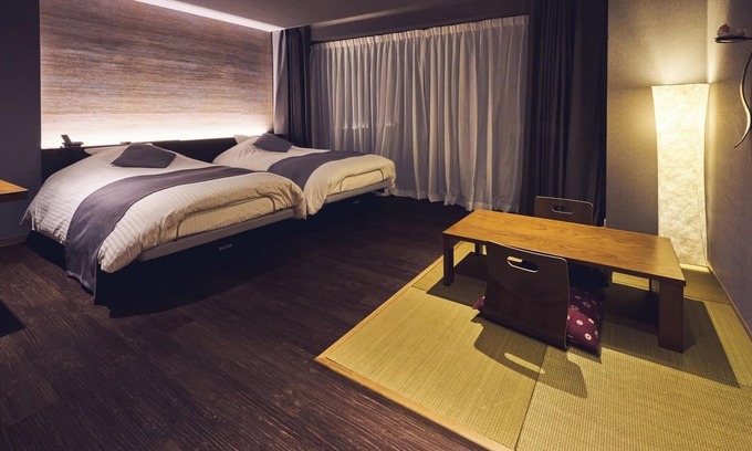 Oita Hotel | Standard 1 night without meals3rd and 4th floors JapaneseWestern style twin room / Oita Ōita