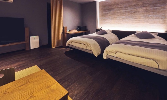 Oita Hotel | Standard 1 night without meals5th and 6th floors JapaneseWestern style twin room / Oita Ōita