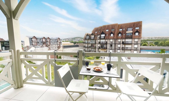 Deauville City Centre Apartamento | Standing, Centre, 2 Sdb 2 WC, Balcon, Parking
