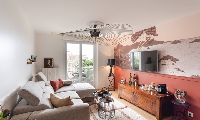 Courtoisville-Sillon-Moka Apartamento | Starfish - Charmant appt à 3min à pied de la plage