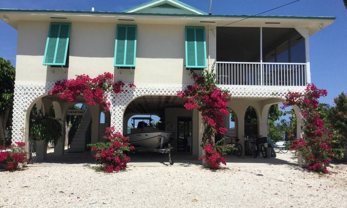 Little Torch Key Casa | Starfish House - Atraca tu bote en la puerta de atrás