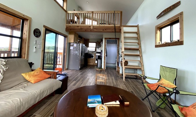 Fredericksburg Apartamento | Stargazing Cabin - The Nerds & The Bees!