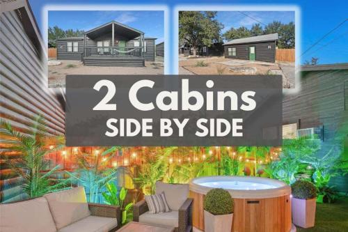 Canyon Lake Casa | Starlight Horizon 2 Cabins Hot Tub & Pool - Pet-Friendly Texas Hill Country Stay Near Canyon Lake Sleeps 12, Stargazing, Group Getaway
