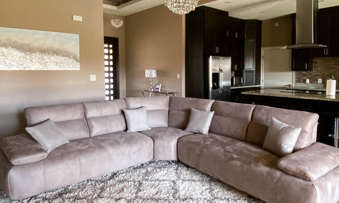Brownsville Casa | Stately Retreat | Modern Kitchen & Fenced Backyard Oasis | Patio, Pool, Grill