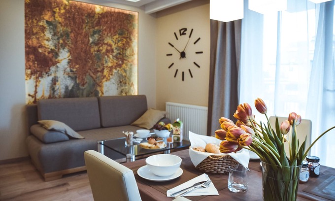 Pradnik Bialy Apartamento | STAWOWA - Charmly Apartment 69qm - NUEVO con 2 balcones y garaje interior