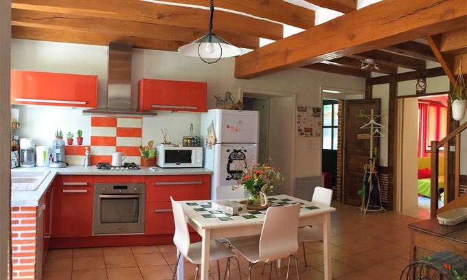 Cellettes Casa | Alojarse en el campo en Sologne con amigos o familiares
