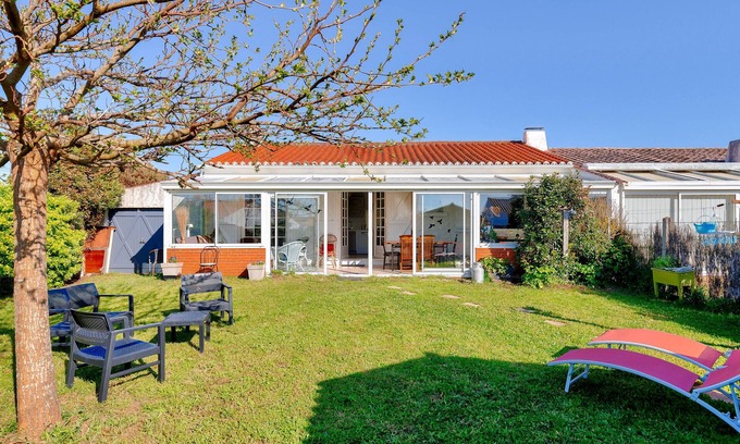Saint-Hilaire-de-Riez Chalet De Esquí | Casa con jardín para 6 800m de la playa
