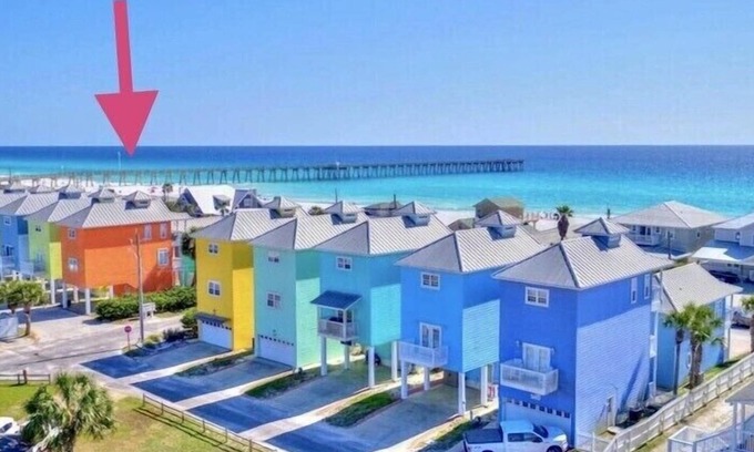 Panama City Beach Casa | Steps away from the beach, breathtaking views of the Gulf, Pier and private pool