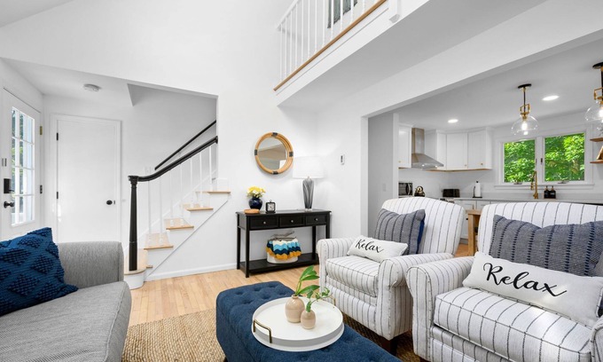 Mashpee Casa | Steps to John's Pond is this completely renovated home!