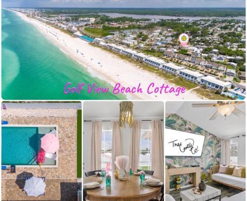 Inlet Beach Heights Casa | Steps to the beach & close to 30A! Private pool with sundeck & putt putt golf!