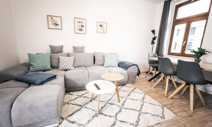Mockern Apartamento | ⋙ Stilvolle Wohnung mit 2 Schlafzimmern & Balkon ⋘