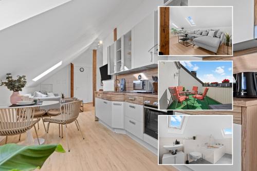 Links der Wertach-Sud Apartamento | Stilvolle Wohnung: Private Dachterrasse - zentral
