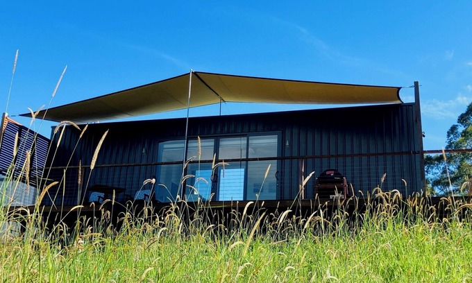 Nimbin Cabina | Stoney Chute Eco-Cabin 2: off-grid, cosy farm-stay retreat 5km from Nimbin.