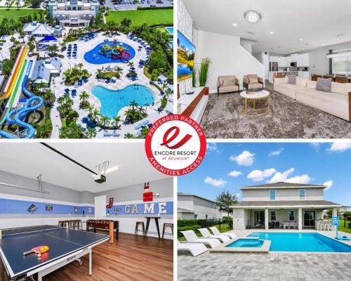 West Kissimmee Casa | Striking Home With Games, Outdoor Kitchen Near Disney With Waterpark & Resort Access At Encore Resort - 7742Ff
