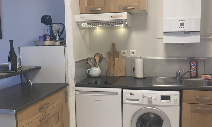 Guebwiller Apartamento | Studio Équipé au Centre de Guebwiller, au Pied des Vosges, sur la Route des Vins