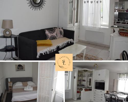 Saint-Priest Apartamento | Studio évasion campagnarde avec jardin et parking, proche de Eurexpo et GroupamaStadium