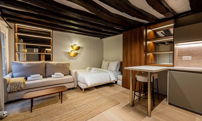 4th Arrondissement Apartamento | Studio 2pers # Île St Louis # Bord de Seine
