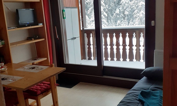 Mieussy Apartamento | Studio 3 Personnes sur Station de ski à Sommand, Commune Mieussy