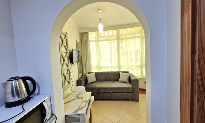 Al Ahyaa Apartamento | STUDIO APARTMENT IN HURGADA AT ROYAL BEACH WITH PRIVATE BEACH